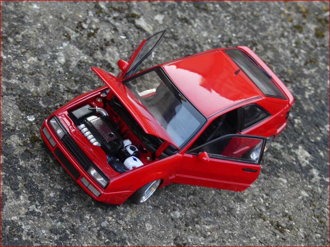1:18 VW Corrado VR6 "Tornado RED Edition" + Alufelgen inkl. OVP